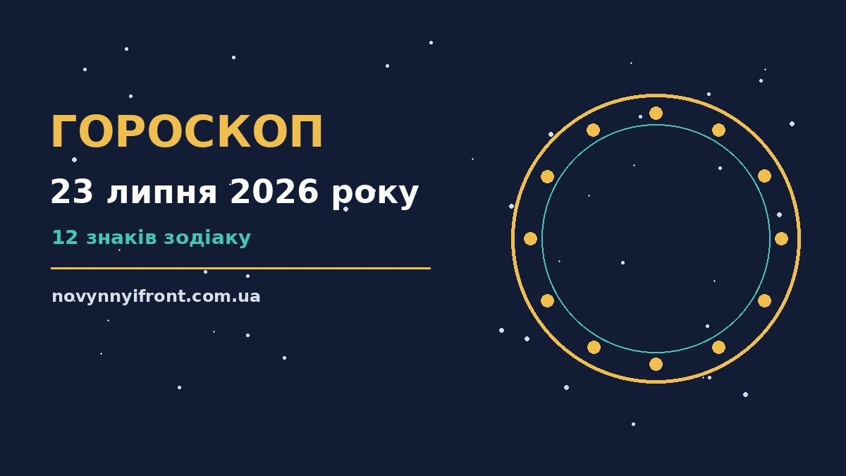 Гороскоп на 23 липня 2026 року: поради для кожного знака для нових справ і розмов