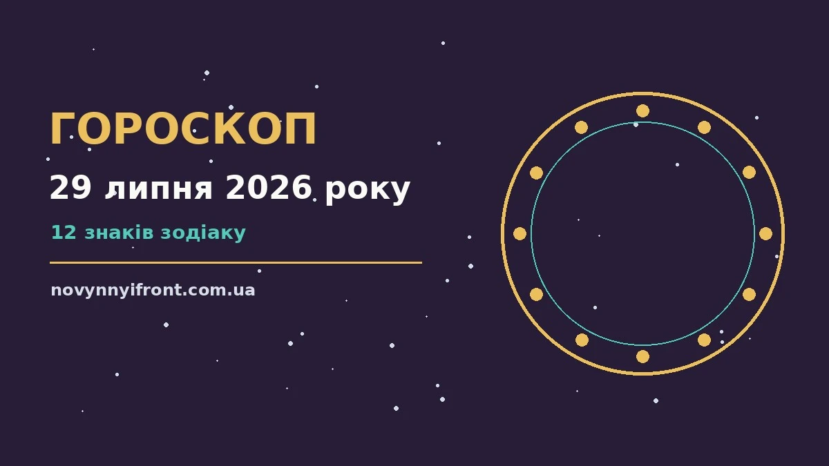 Гороскоп на 29 липня 2026 року: поради для кожного знака для нових справ і розмов