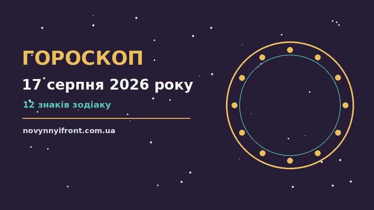 Гороскоп на 17 серпня 2026 року: поради для кожного знака для нових справ і розмов