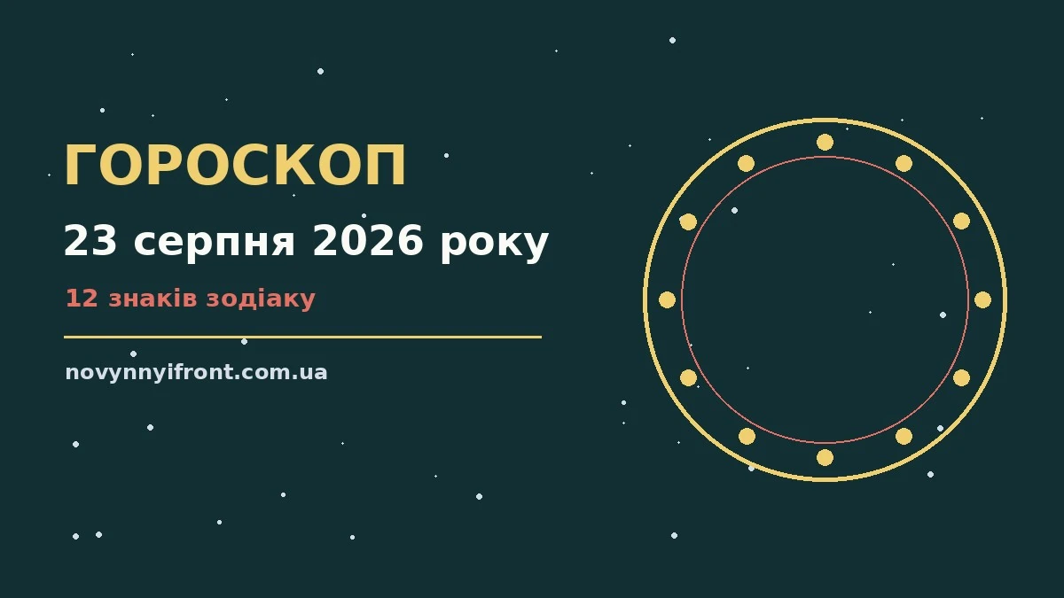 Гороскоп на 23 серпня 2026 року: поради для кожного знака для нових справ і розмов