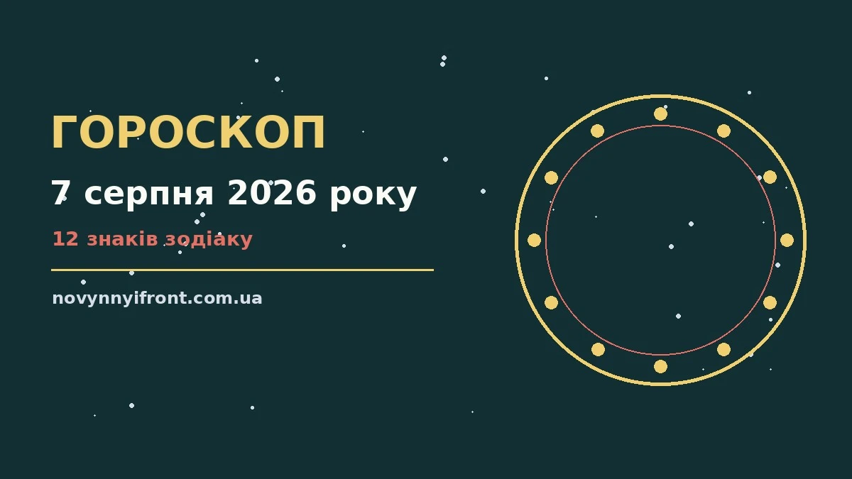 Гороскоп на 7 серпня 2026 року: поради для кожного знака для нових справ і розмов