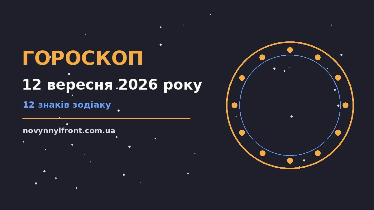 Гороскоп на 12 вересня 2026 року: поради для кожного знака для нових справ і розмов