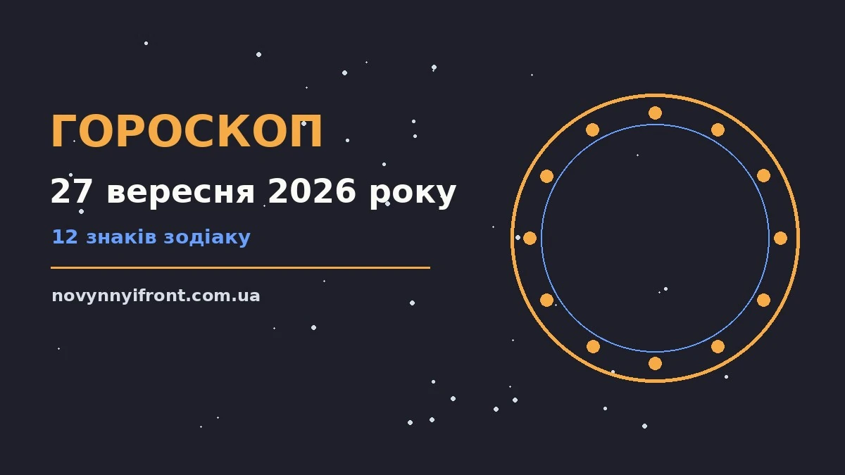 Гороскоп на 27 вересня 2026 року: поради для кожного знака для нових справ і розмов