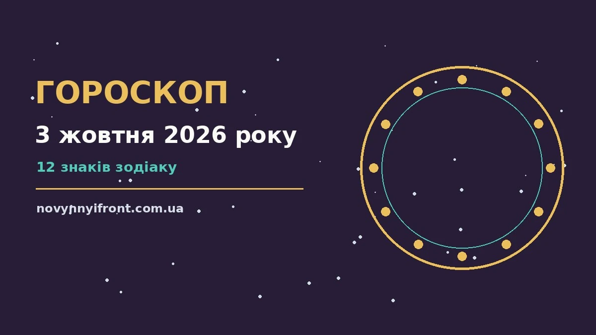 Гороскоп на 3 жовтня 2026 року: поради для кожного знака для нових справ і розмов