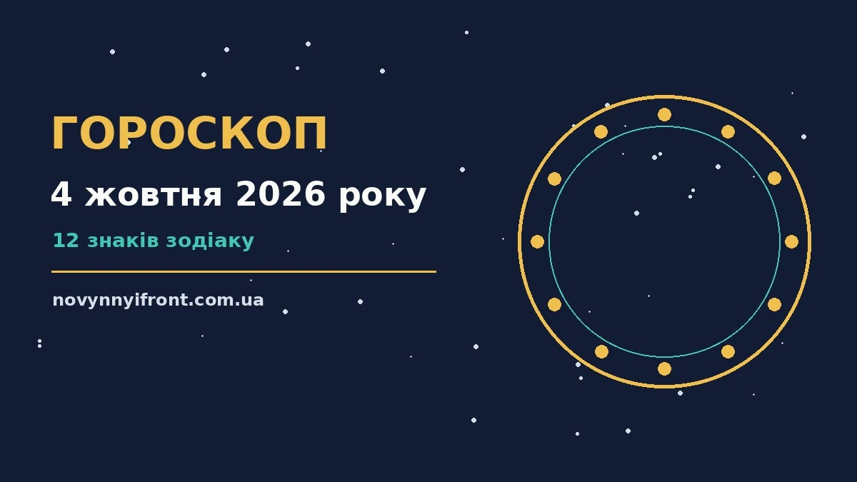 Гороскоп на 4 жовтня 2026 року: поради для кожного знака для нових справ і розмов