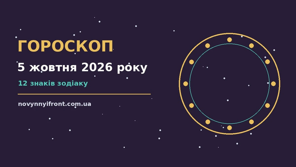 Гороскоп на 5 жовтня 2026 року: поради для кожного знака для нових справ і розмов